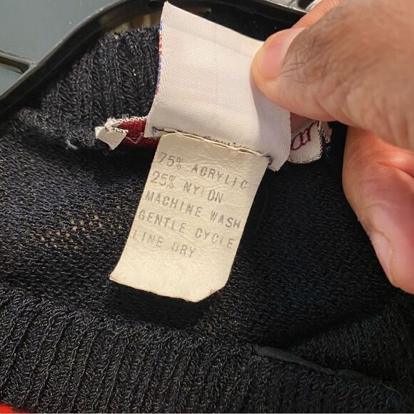 black sweater cardigan button up - Picture 8 of 8